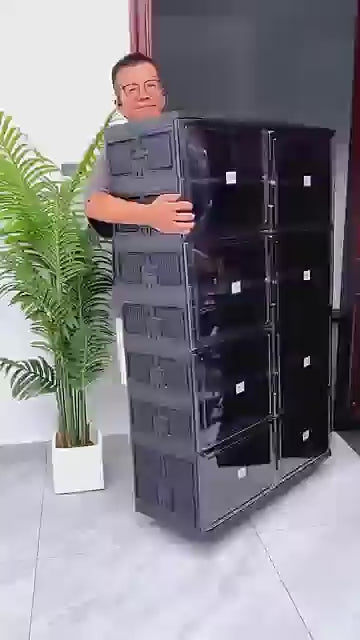 Foldable Transparent Shoe Racks